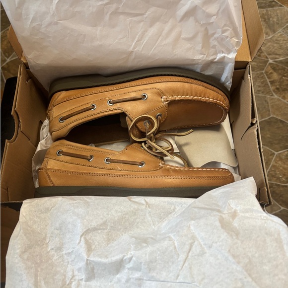 Sperry Men's Light Brown Boat Shoes - Picture 4 of 6